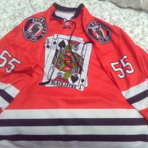 Hockey jersey Blackjacks- Blackhawks colorway