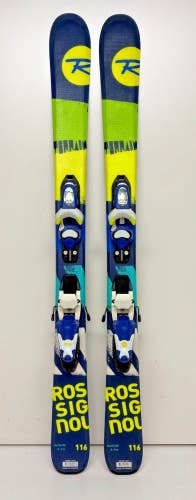 Rossignol Terrain 116cm 106-74-98 r=9m Kids Skis Rossignol KidX Bindings GREAT