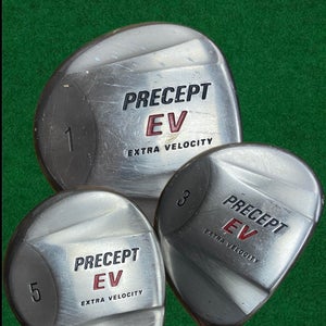 Bridgestone Precept Ev High Velocity RH Clubs (Full Set) L-Flex (Driver, 3W,5W)