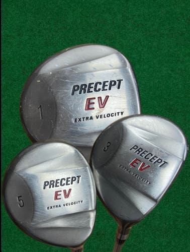 Bridgestone Precept Ev High Velocity RH Clubs (Full Set) L-Flex (Driver, 3W,5W)