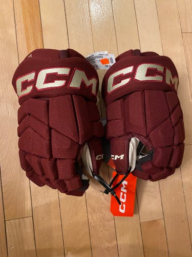 New CCM HGTK Gloves 14" Pro Stock Arizona Schmaltz