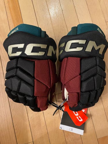 New CCM HGTK Gloves 14" Pro Stock Arizona Schmaltz