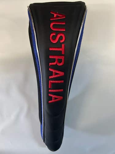 Vista Design Studios Driver Headcover (Australia, Black) NEW