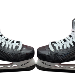 CCM SuperTacks ASV Pro Custom Ice Hockey Skates 10 Wide Pro Stock New Gray (14867)