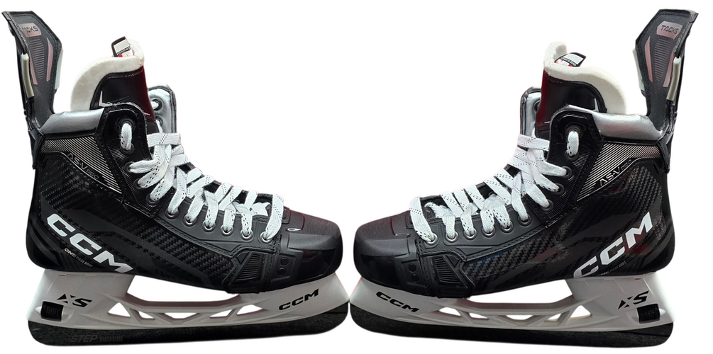 CCM SuperTacks ASV Pro Custom Ice Hockey Skates 10 Wide Pro Stock New Gray (14867)