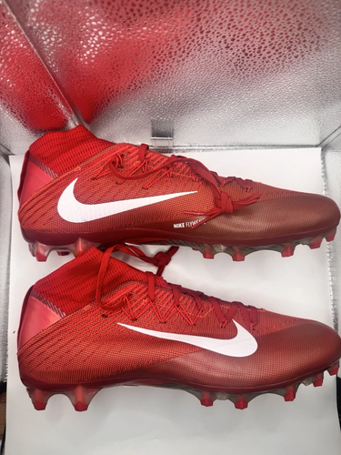 Nike Vapor Untouchable 2 Football Cleats Red | Men’s US 16 | Flyweave | Carbon Fiber NEW