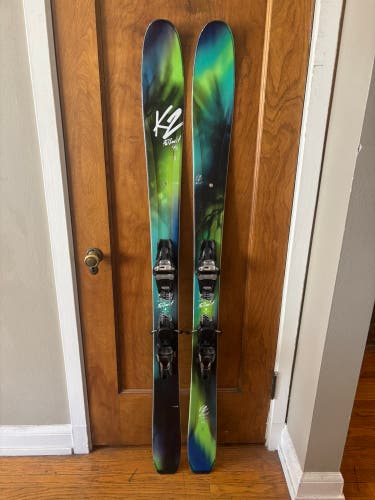 K2 FulLUVit 163cm with Adjustable Marker Squire Gripwalk Bindings