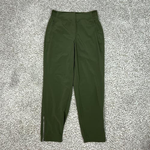 Athleta Pants Womens 4 Green High Rise Jogger Zipper Ankle Travel Athletic Gym