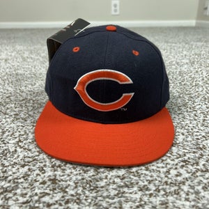 Vintage Chicago Bears Hat Cap Fitted Mens 7 1/8 Blue Football New Era 90s Wool
