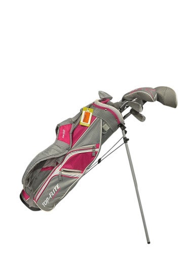 Used Top Flite JUNIOR GOLF SET Jr Package Set RH Grey 7 Piece 11847-S000031942