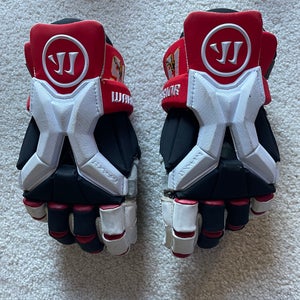 Team 91 Issued Warrior Burn Pro Lacrosse Gloves (Used)