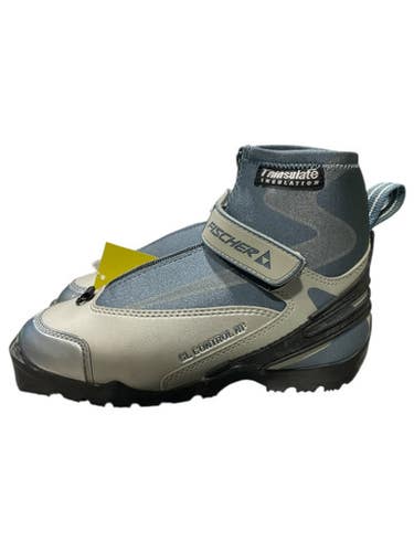 Used Fischer Mens SNS XC Ski Boots Grey W 05-05.5 / JR 03.5-04 11847-S000031864