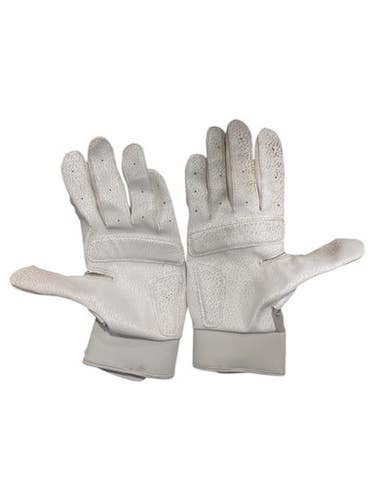 Used Nike BB/SB Batting Gloves White SM 11847-S000031887