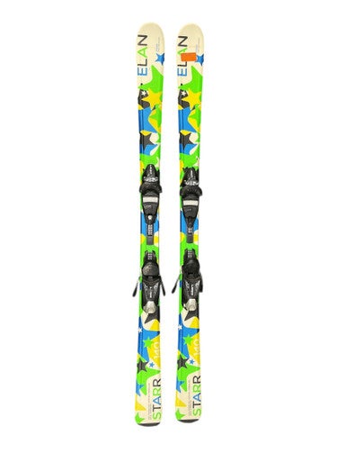 Used Elan 7.5 Boys DH Ski/Binding Green 140 cm 11847-S000031905