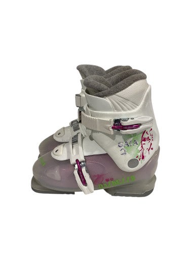 Used Dalbello GAIA 2 Girls DH Ski Boot White 215 MP - J03 11847-S000031912