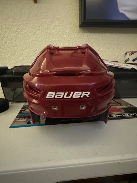 Small Bauer Re-Akt 100 Helmet Pro Stock (Used)