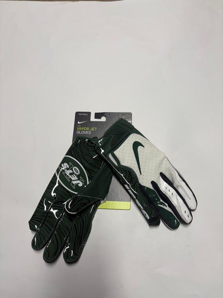 Nike Vapor Jet 5.0 New York Jets Adult XL Receiver Receiving Gloves New Rare