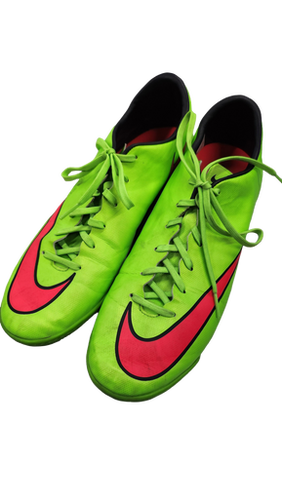 Used Nike Soccer Indoor Shoes Green Senior 10 11613-S000174411
