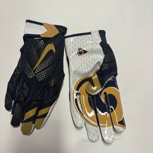 Nike Vapor Knit Los Angeles Rams Adult XL Receiver Receiving Gloves $100 retail New
