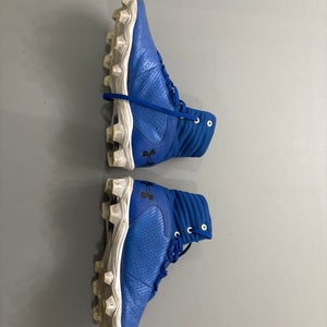 Men's Size M 9.0 (W 10.0) Under Armour Highlight High Top Molded Cleats (Used)