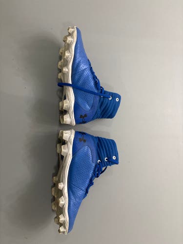 Men's Size M 9.0 (W 10.0) Under Armour Highlight High Top Molded Cleats (Used)