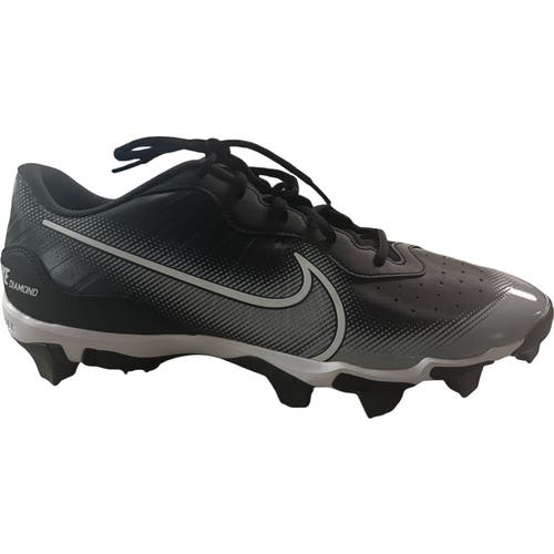 Black Men's Size M 11.5 (W 12.5) Adult Nike Alpha Huarache Elite 4 Low Top Molded Cleats (Used)