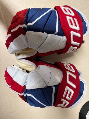 NHL Dadonov issued Bauer Gloves 14" Pro Stock (New)