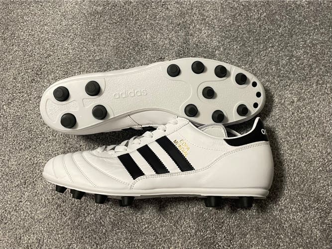 White Men's Size M 11.5 (W 12.5) Adidas Copa Mundial Molded Cleats Cleats (New)