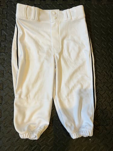 White Youth Large Champro Game Pants/Knickers with Black piping (New)