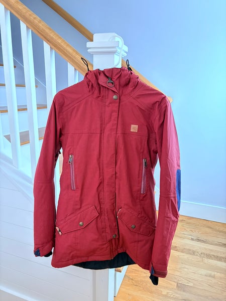 DC Nature Insulated Snowboard Jacket Women's Medium Rio Red