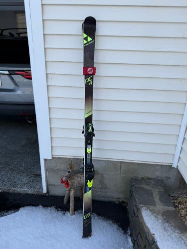 Unisex Fischer RC4 GS 183 cm Racing Skis (Used)
