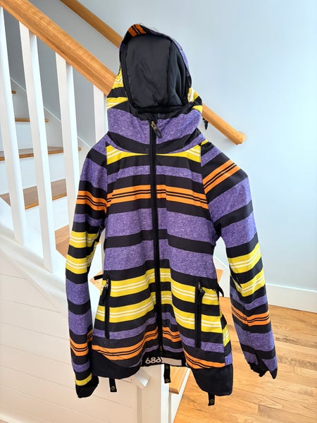 686 Mannual Heather Snowboard Jacket Women Small Street Fit Waterproof