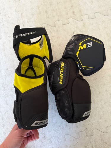 Intermediate Large Bauer Supreme M3 Elbow Pads (Used)