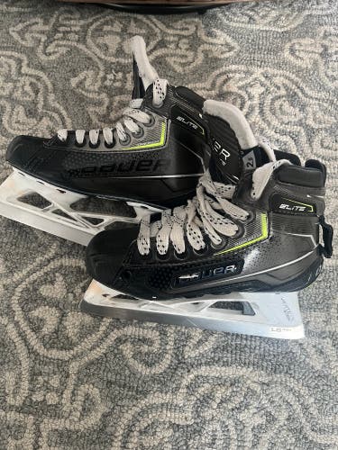 2024 Bauer Elite Hockey Goalie Skates Regular Width Size 2.5 (Used)