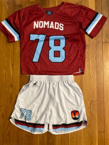 Nomads #78 lacrosse Jersey & Shorts