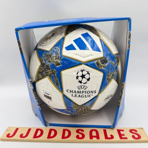 Adidas 2025 UCL Champions League Soccer Ball Sz 5 Official Match Ball JD0188 NEW

New In Box