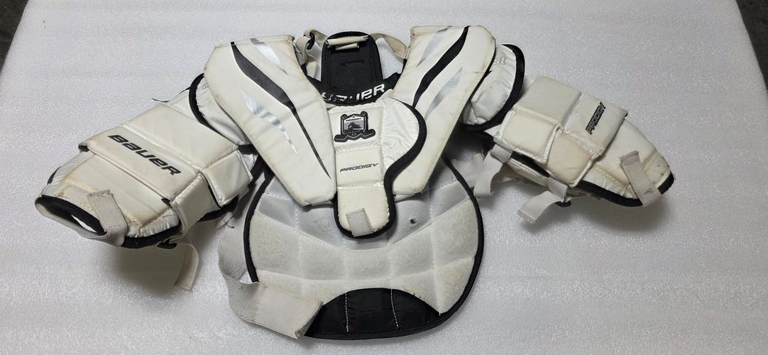 Bauer Prodigy Goalie Chest Protector (Small / Medium) and Pants (L/XL) (Used)