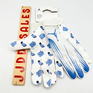 Jordan Fly Lock UNC Tar Heels PE Team Issued Football Gloves FN5494-175 Size XL

New With Tags