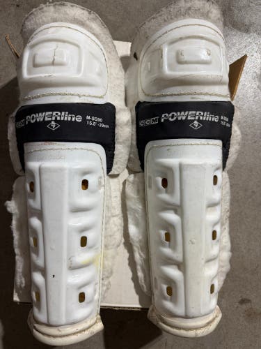 Vintage Senior CCM 15" Shin Pads (Used)