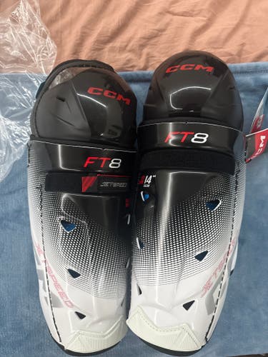 CCM JetSpeed FT8 14" Shin Pads (New)