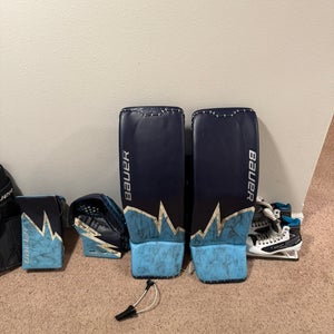 35" Bauer Ultrasonic Regular Goalie Full Set Pro Stock (Used)