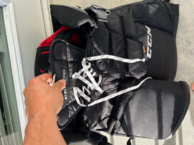 Senior Large CCM Premier Pro Hockey Goalie Pants (Used)