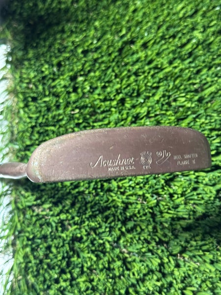 Acushnet Heel Shafted Flange Bullseye Putter 34.5” New Grip