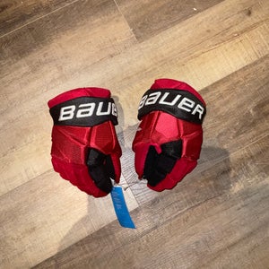 NEW NHL CAROLINA KASE Bauer Vapor 2X Pro Gloves 13" Pro Stock (New)