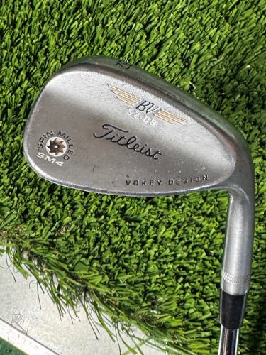 Titleist Vokey Spin Milled SM4 Chrome Gap Wedge 52* 8 Bounce Wedge Extra Stiff