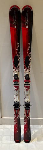 Dynastar Exclusive skis with integrated bindings 163 cm