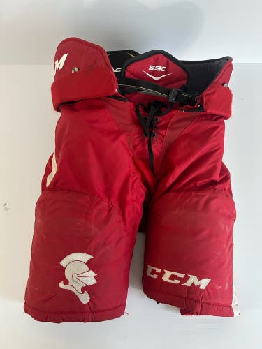 Used Senior Large CCM Tacks 65C Hockey Pants - Red