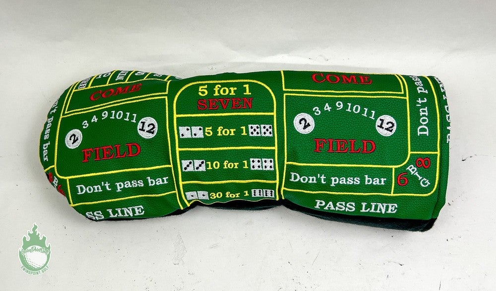 Pre Owned Bettinardi Las Vegas Country Club "Craps Table" Driver Headcover