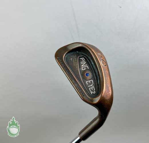 Used Ping Blue Dot Eye 2 Beryllium Copper 9 Iron Stiff Flex Steel Golf Club
