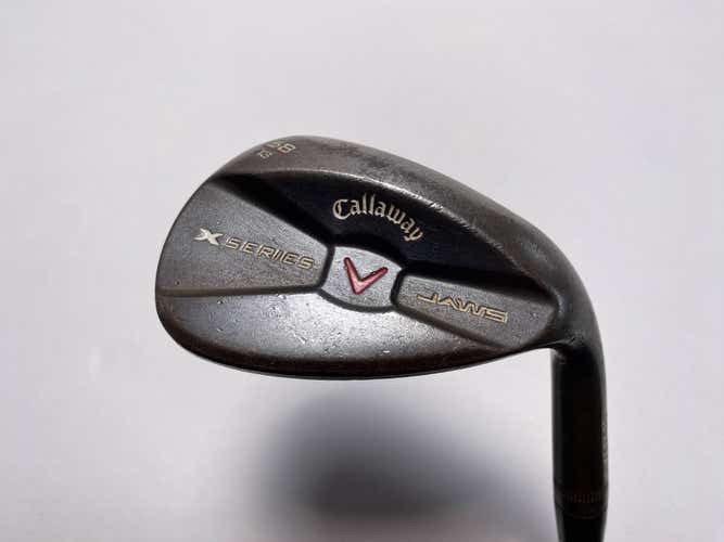 Callaway X Series Jaws Black Lob Wedge LW 58* 13 Bounce Wedge Steel Mens RH